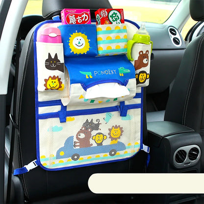 Bolsa de almacenamiento con respaldo para asiento de coche