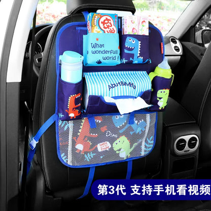 Bolsa de almacenamiento con respaldo para asiento de coche