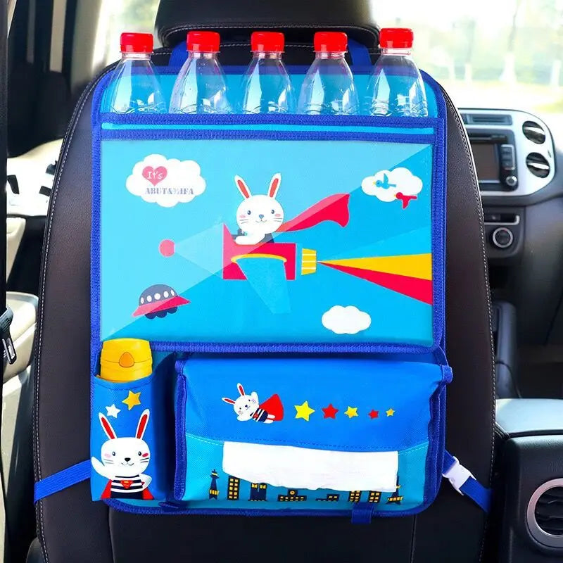 Bolsa de almacenamiento con respaldo para asiento de coche