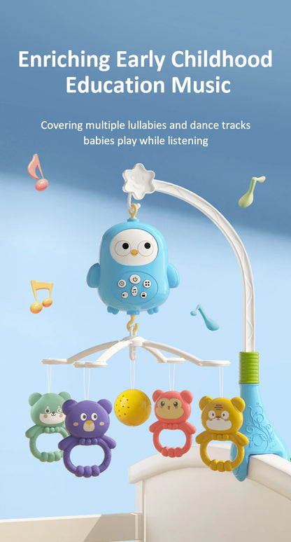 Móvil Musical Giratorio para Cuna de bebé