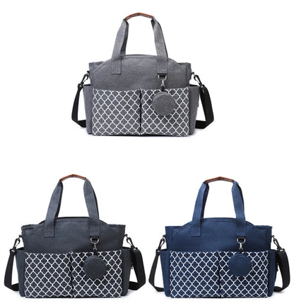 Bolsa multifuncional para cochecito de bebé organizadora para pañales para recién nacidos
