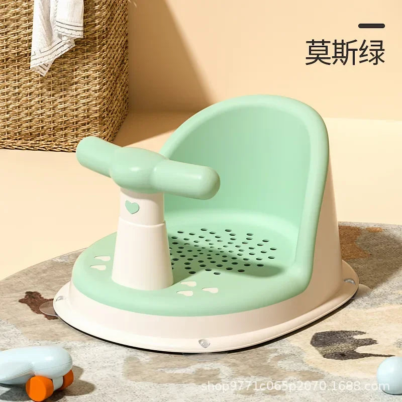 Asiento de ducha para niños, Soporte de ducha portátil para recién nacidos y niños