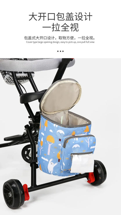 Stroller Organizer Bags Mummy Large Capacity Travel Hanging Bag Bottle Holder Pram Diaper Bags Baby Stroller Accessories Gifts