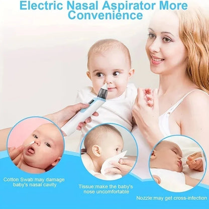 Aspirador Nasal eléctrico recargable para bebés