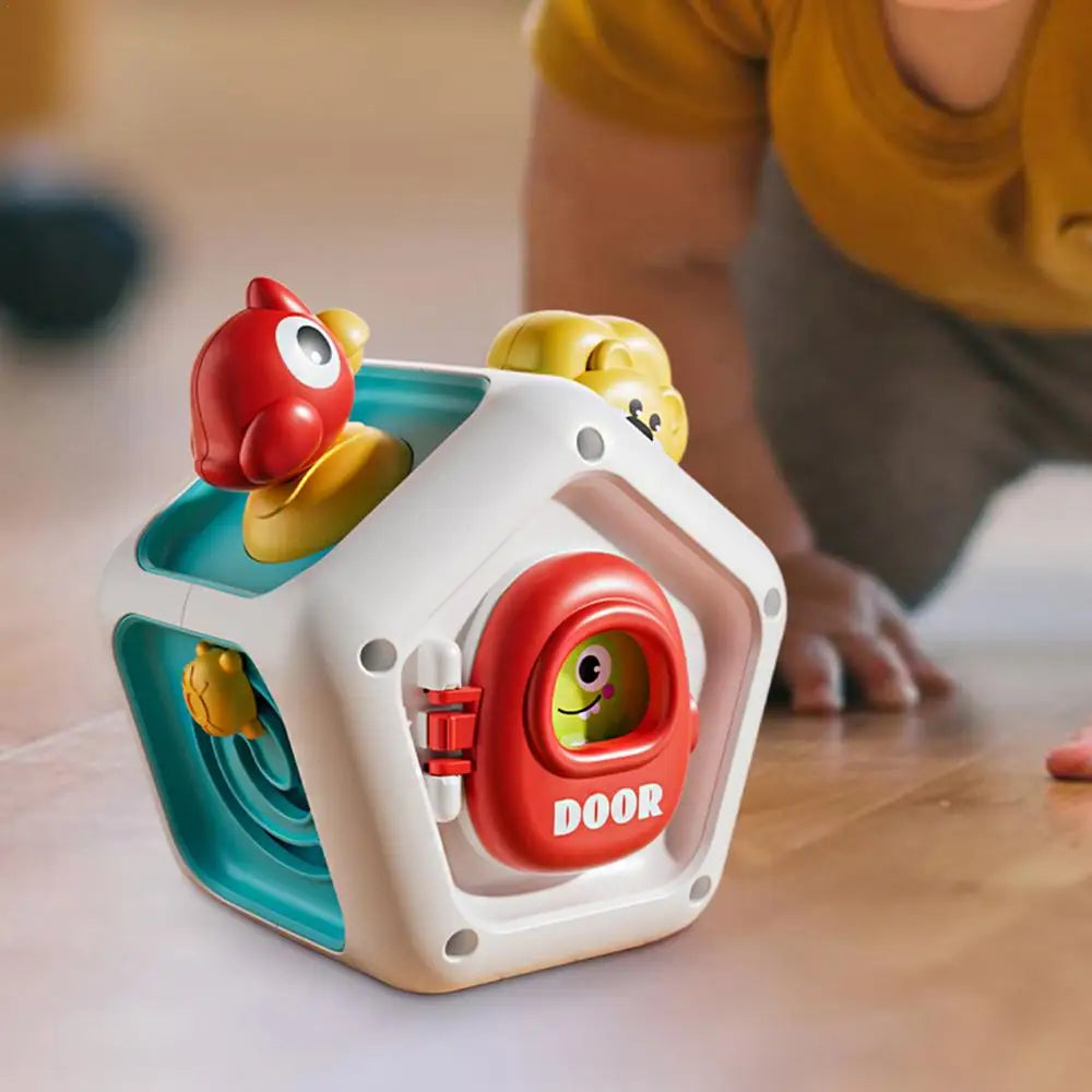 Cubo de actividades sensorial