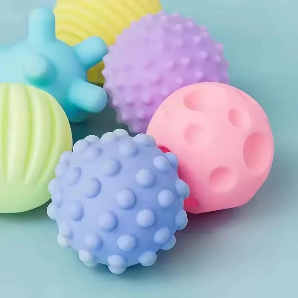 Juego de Pelotas texturizadas de 6 piezas