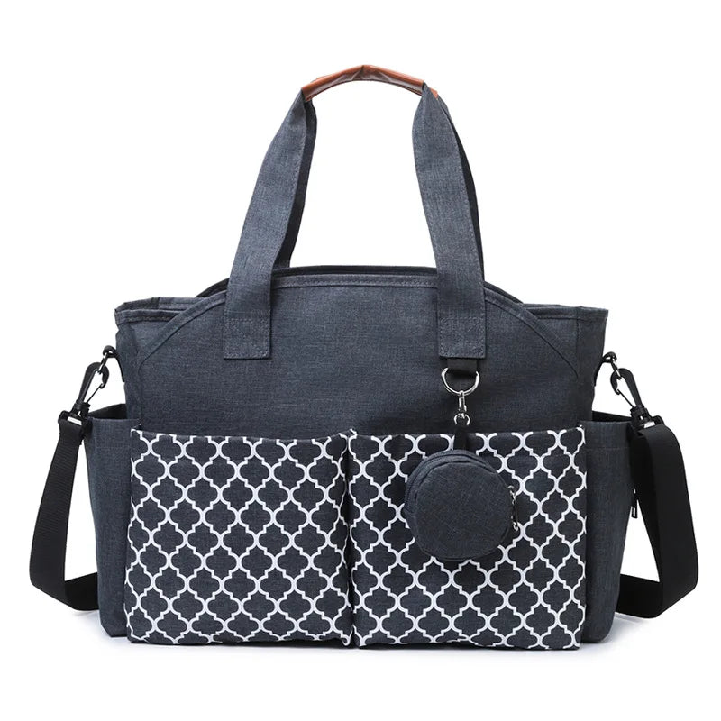 Bolsa multifuncional para cochecito de bebé organizadora para pañales para recién nacidos