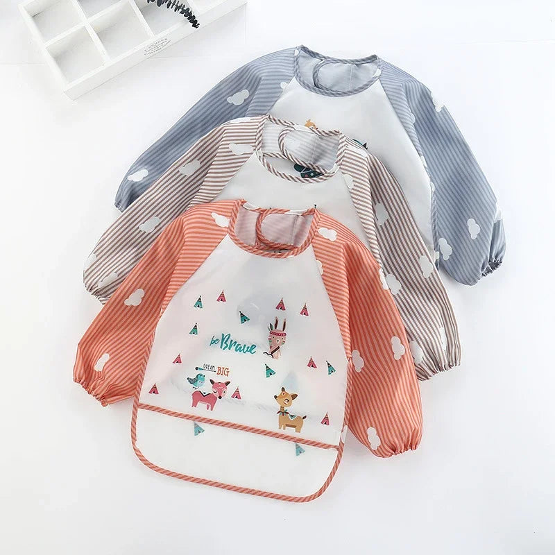 Babero Camiseta Manga Larga impermeable