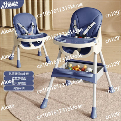 Silla de bebé plegable multifuncional para comer portátil