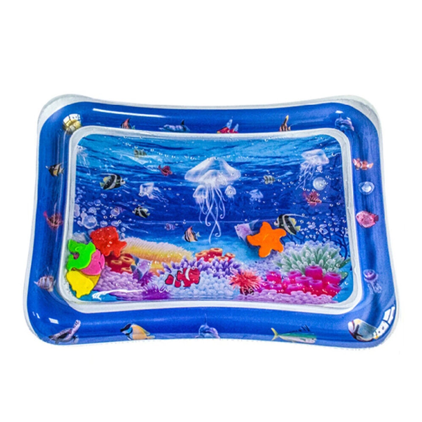 Alfombra sensorial de agua inflable