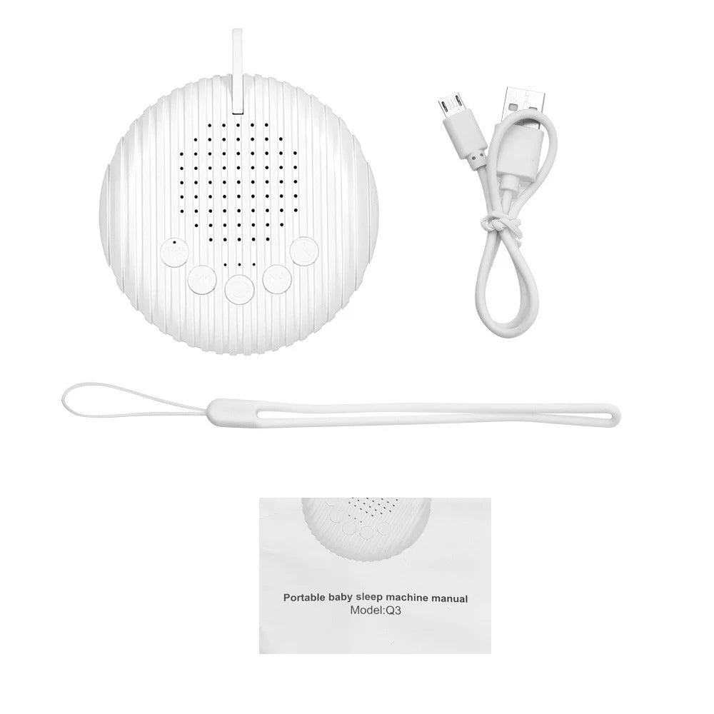 Máquina de ruido blanco portátil 10 sonidos relajantes Batería recargable incorporada USB