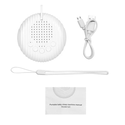 Máquina de ruido blanco portátil 10 sonidos relajantes Batería recargable incorporada USB