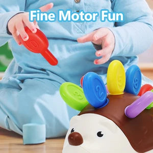 Juguete sensorial de Motricidad Fina, Erizo Montessori