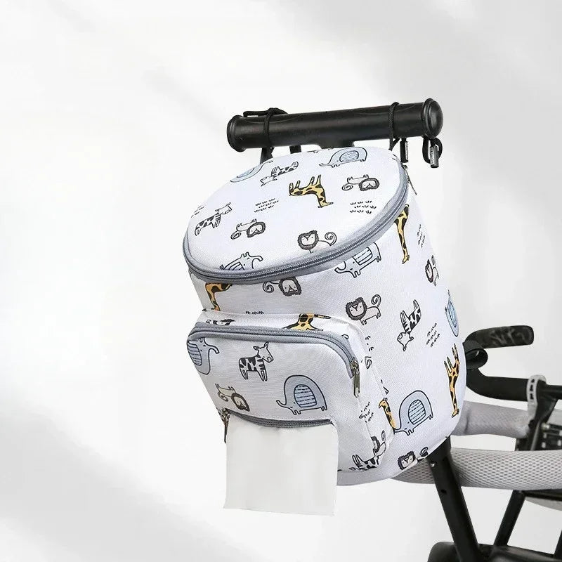Stroller Organizer Bags Mummy Large Capacity Travel Hanging Bag Bottle Holder Pram Diaper Bags Baby Stroller Accessories Gifts