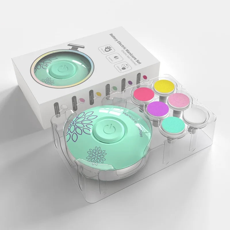 Recortador de uñas eléctrico redondo
