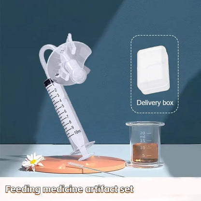 Juego de Jeringa dispensador de medicinas para chupetes de 6 piezas 10 ml