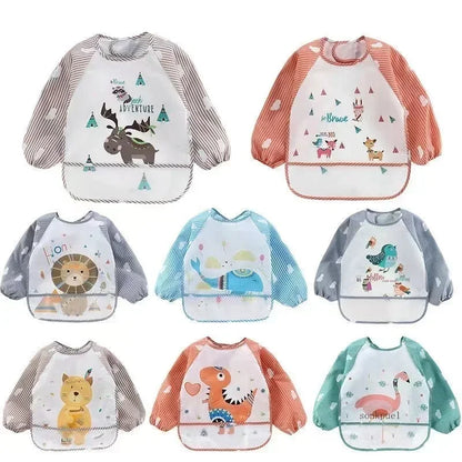Babero Camiseta Manga Larga impermeable