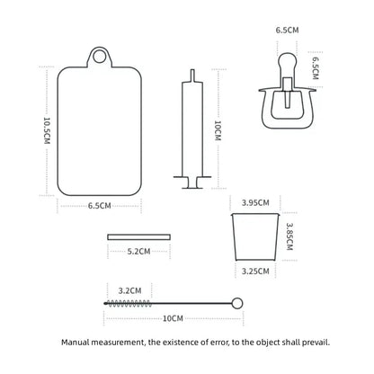 Juego de Jeringa dispensador de medicinas para chupetes de 6 piezas 10 ml