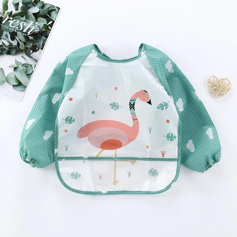 Babero Camiseta Manga Larga impermeable