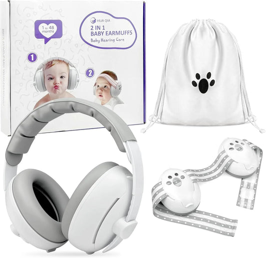 Diademas para Protección auditiva para bebés 2 en 1