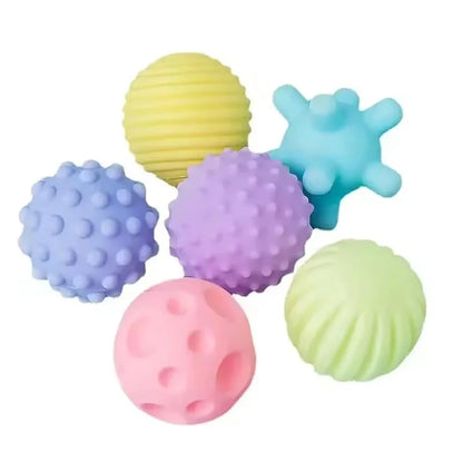 Juego de Pelotas texturizadas de 6 piezas