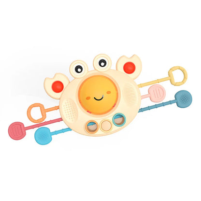 Juguetes Montessori para el desarrollo sensorial, cuerda para tirar