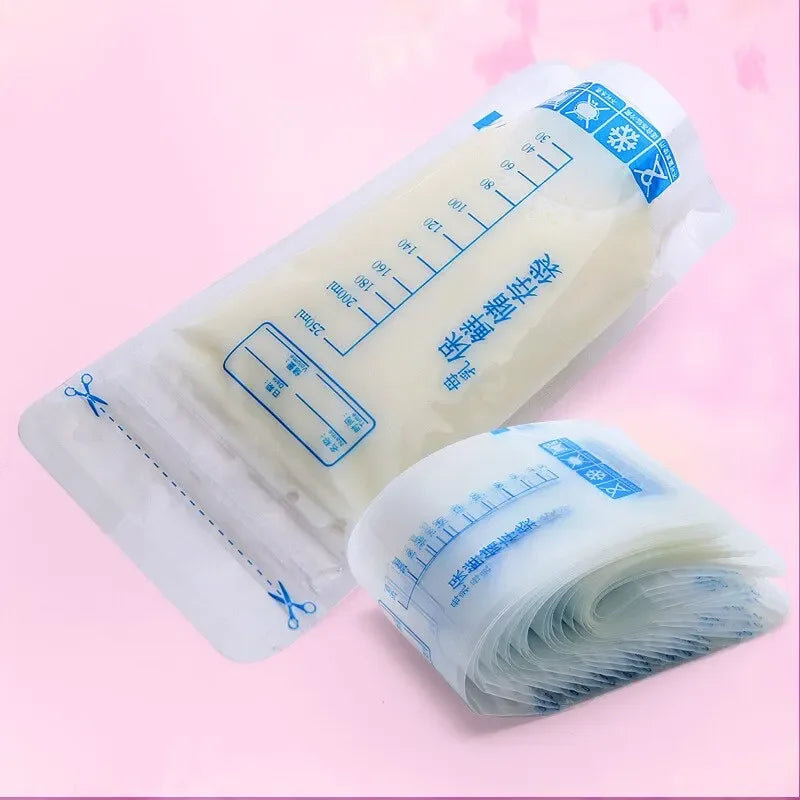 Bolsa de almacenamiento de leche materna para bebés de 250 ml 30 piezas