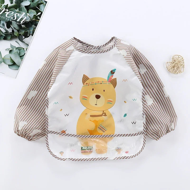 Babero Camiseta Manga Larga impermeable
