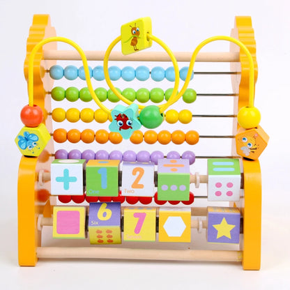 Juguete Educativo ábaco de Madera multifunción
