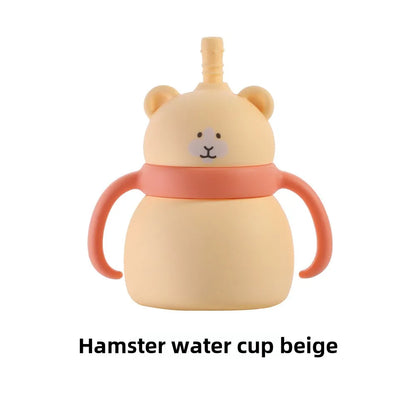 Vaso de Silicona con asas forma de animalitos