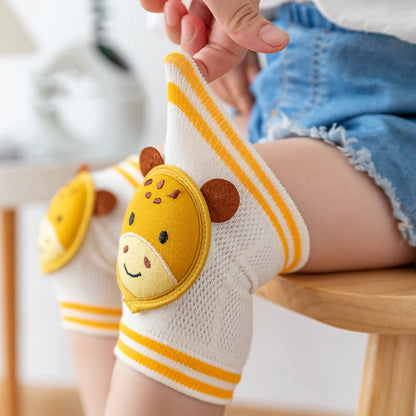 Par de rodilleras para bebés animalitos