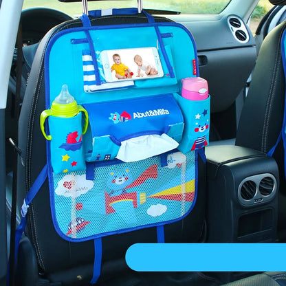 Bolsa de almacenamiento con respaldo para asiento de coche