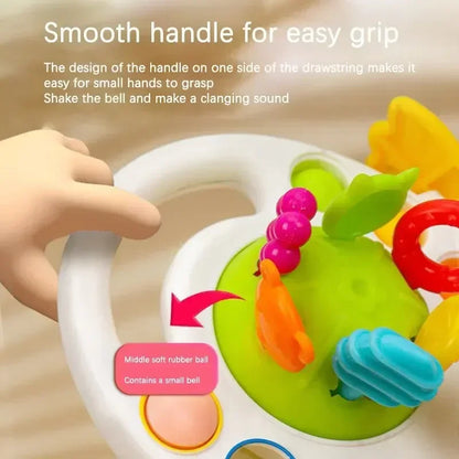 Juguete Montessori de silicona para el desarrollo de la dentición y agarre sensorial
