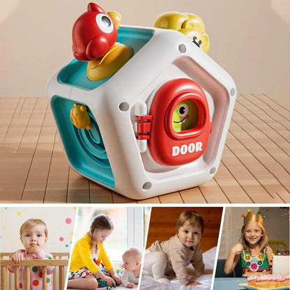 Cubo de actividades sensorial