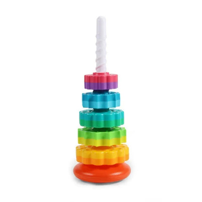 Torre Giratoria Colorida Anillo juguete Montessori