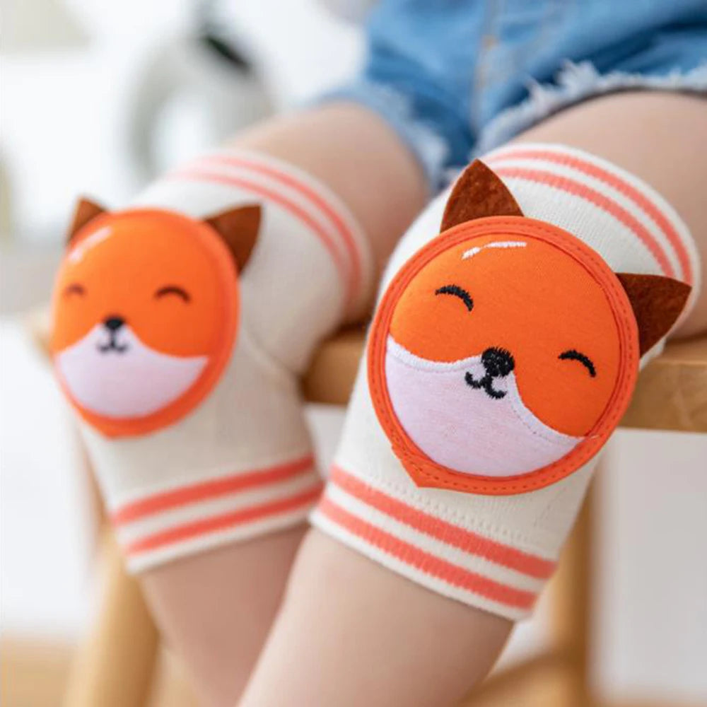 Par de rodilleras para bebés animalitos