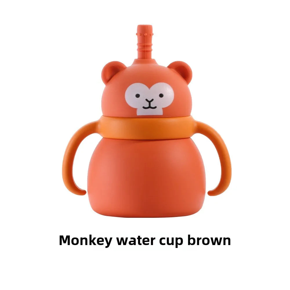 Vaso de Silicona con asas forma de animalitos